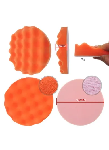 9Pcs CarPolishing Sponge Set Auto Polishing Pad Kit for Car Cleaning