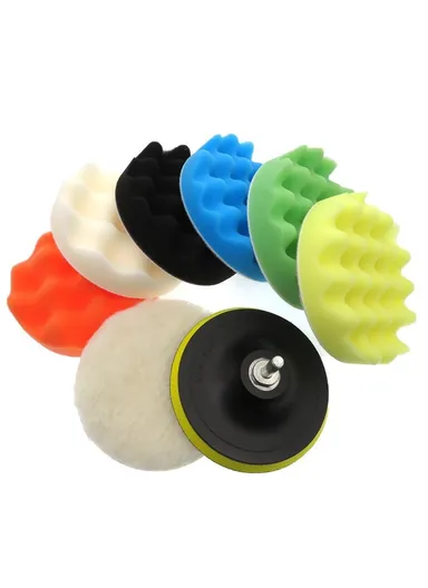 9Pcs CarPolishing Sponge Set Auto Polishing Pad Kit for Car Cleaning