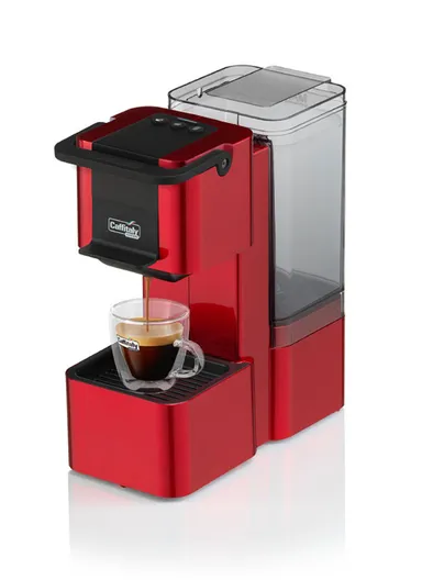 1250W Capsule Machine Iris+Free Capsules S27 - Red
