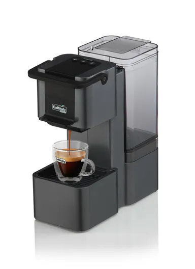 1250W Capsule Machine Iris+Free Capsules S27 - Black &amp; Silver