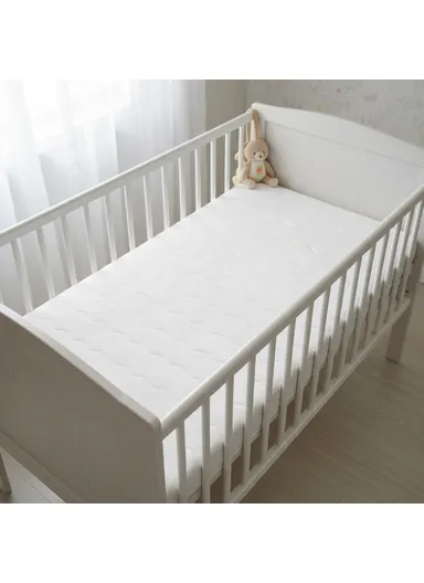 Promo Tortuous Stripes Baby Mattress (L110 x W70 x H8)cm - White 
