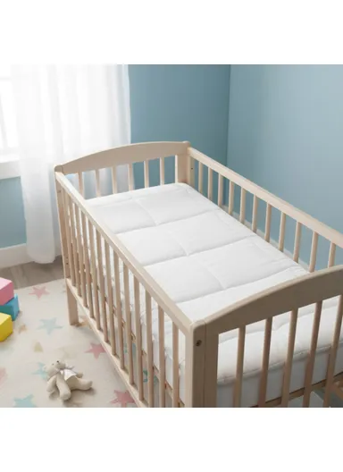 Comfort Borda Baby Mattress (L110 x W70 x H8)cm - White 