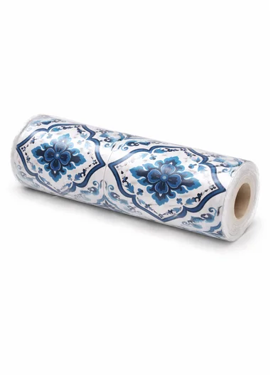 3m Peel &amp; Stick Floor Tiles Roll for Kitchen, Laundry, living room (L30 x W30)cm - Marrakesh