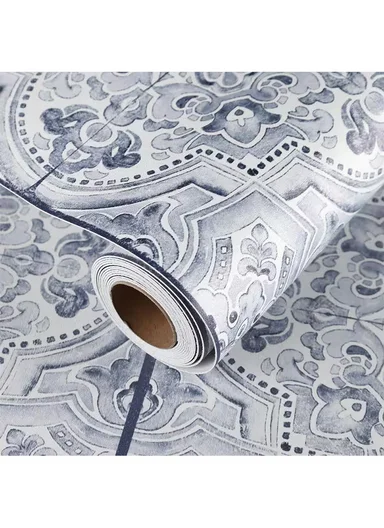3m Peel &amp; Stick Floor Tiles Roll For Kitchen, Laundry, living room (L30 x W30)cm - Milano Decor