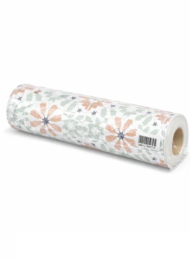 3m Peel &amp; Stick Floor Tiles Roll for Kitchen, Laundry, living room (L30 x W30)cm - Oriental