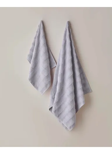 Bubble 100% Cotton Face Towel 50x80 cm Lilac