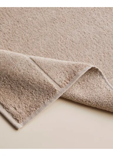 Chequer 100% Cotton Foot Towel 50x70 cm Beige