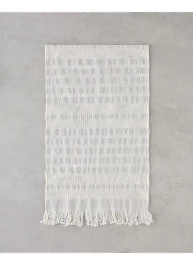 Lunaria Cotton Polyester Drying Towel 30x50 cm Gray