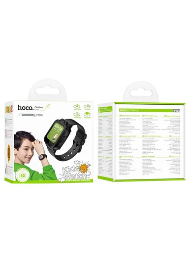 Children Smart watch Y104 - Black