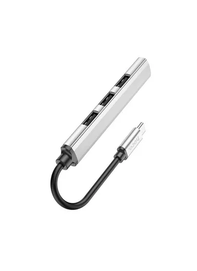 4-in-1 USB hub HB26 - Grey