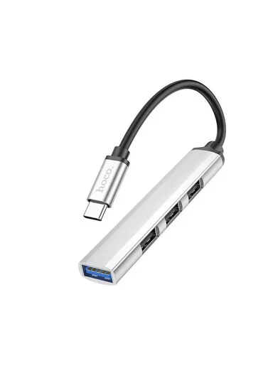 4-in-1 USB hub HB26 - Grey