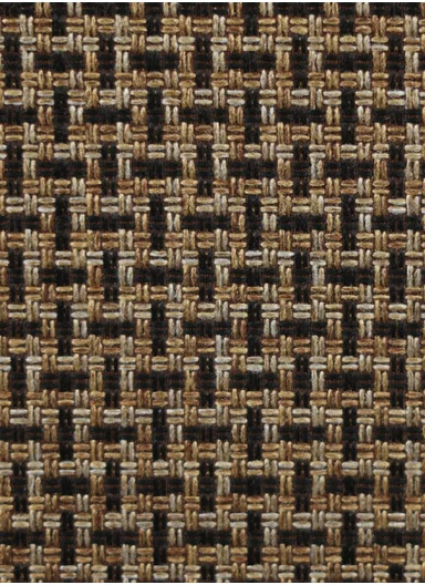 80x50cm Classic Faux Linen Woven Kitchen Mat with Non-Slip TPR Backing – Dark Brown