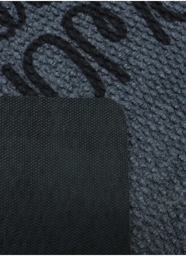 50x80cm Rubber Door Mat Dustproof Non-slip Home, Hotel, Entrance Mat Floor Carpet - Grey
