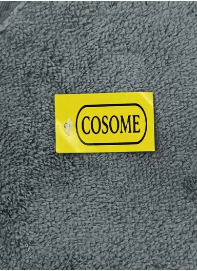 50×80cm Absorbent Bathroom Floor Mat with Non-Slip Backing - Dark Grey