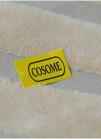 100x150cm Modern Geometric Carpet with Raised Pattern - Beige