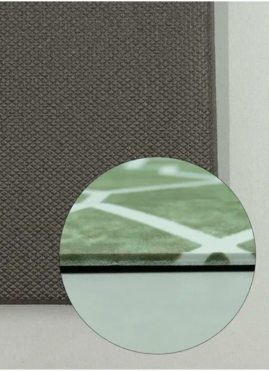 44x71cm Anti-Fatigue Kitchen Floor Mat with Modern Geometric Design – Green