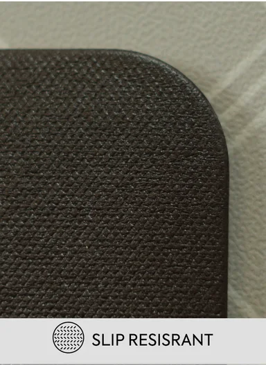 44x71cm Anti-Fatigue Kitchen Floor Mat with Modern Square Design – Light Green