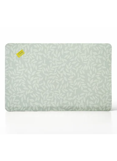 44x71cm Anti-Fatigue Kitchen Floor Mat with Modern Lines Design – Mint Green