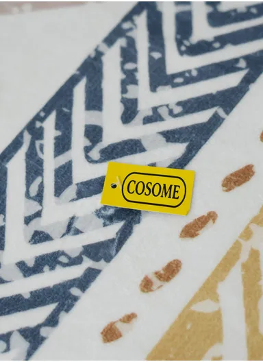 100x160cm Modern Geometric Pattern Carpet With Non-Slip TPR Backing JY-650 - Multicolor