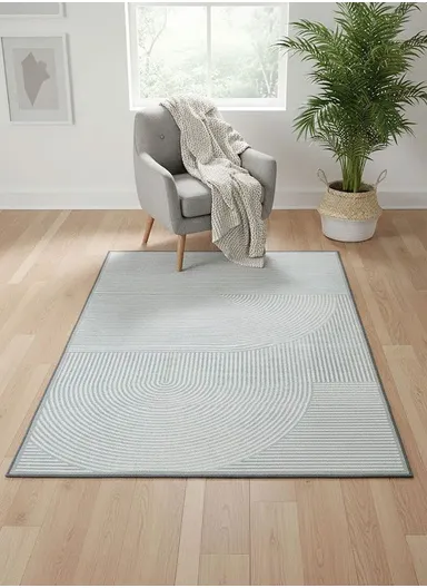 100×160cm Soft &amp; Luxurious Non-Slip Carpet, Durable Machine-Woven Design JY-751