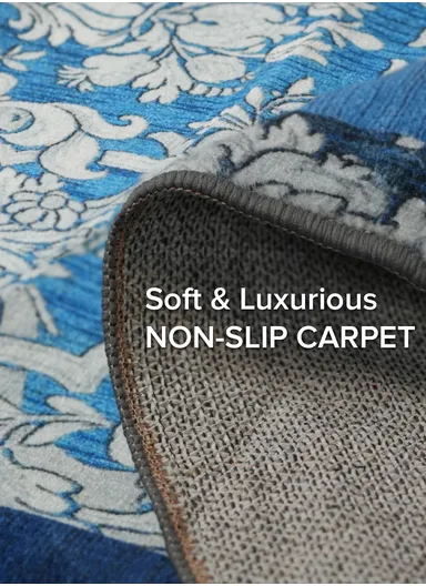 120×180 cm Polypropylene Sleek Non-Slip Machine-Woven Floor Mat T-360