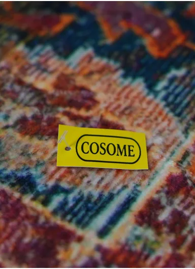 160x230cm Classic Medallion Carpet with Anti-Slip Backing &amp; Soft Printed Surface BS-283 – Bordeaux