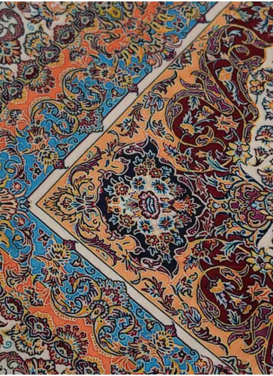 300x200cm Classic Medallion Carpet With Soft Surface &amp; Non-Slip Backing 