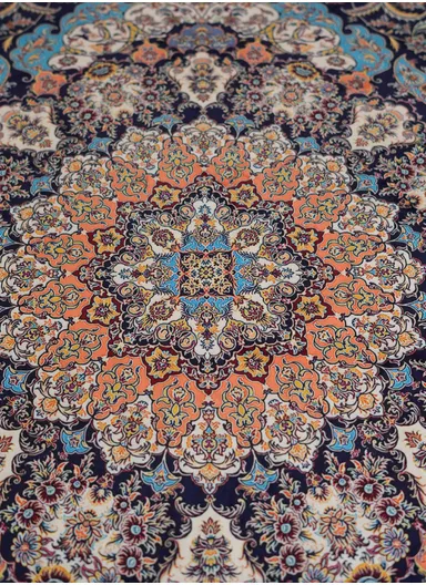 300x200cm Classic Medallion Carpet With Soft Surface &amp; Non-Slip Backing 