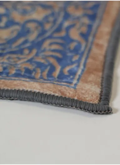 300x200cm Classic Carpet With Central Medallion Design BS-591 – Blue &amp; Beige