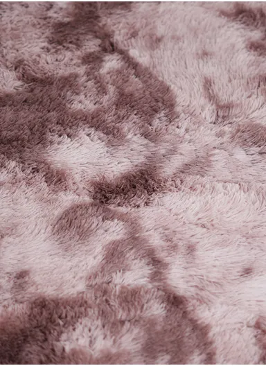 160x230cm Elegant Faux Fur Plush Carpet with Soft Texture - Purple