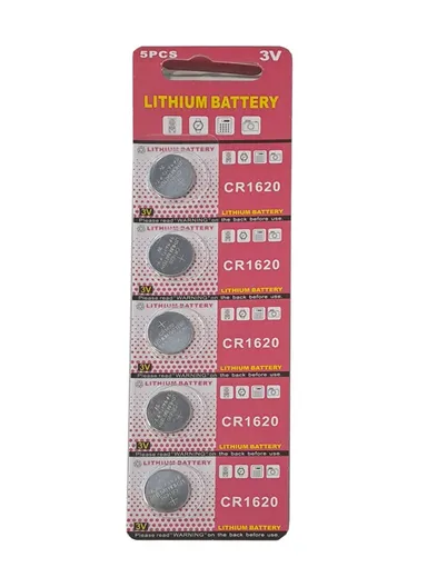 Lithium 1620 Batteries Pack of 5