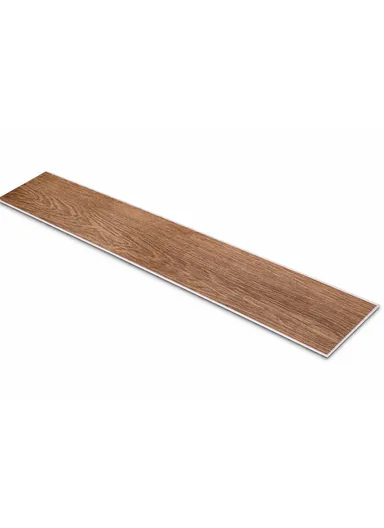 36 Pcs Self-Adhesive PVC Plank Flooring, 5m² Cover Area Waterproof Peel &amp; Stick Floor Tiles (L91.4 x W15.2 x T0.15)cm - Brown