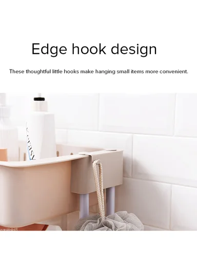 3-Tiers Rolling Laundry Basket Organizer With Ventilated Bins (W49 × D33.5 × H108)cm 516-2285 - Greige