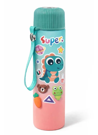 700ml Lightweight Gradient Water Bottle for Everyday Hydration - Aqua Blue &amp; Pink