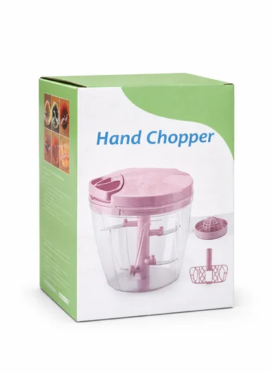 900ml Multi-Function Manual Food Chopper, Hand Pull Vegetable Shredder with Juicer &amp; Blender - Purple