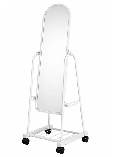 Full-Length Standing Mirror With Adjustable Angle (W32 x D32 x H160)cm 21-A-32 - White