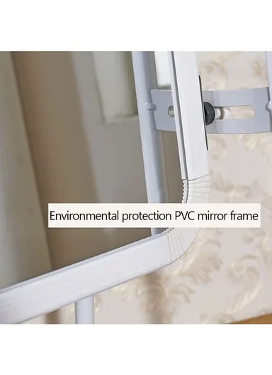 Full-Length Standing Mirror With Adjustable Angle (W32 x D32 x H160)cm 21-A-32 - White