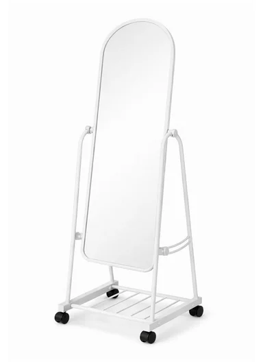 Full-Length Standing Mirror With Adjustable Angle (W36 x D36 x H160)cm 21-A-36 - White