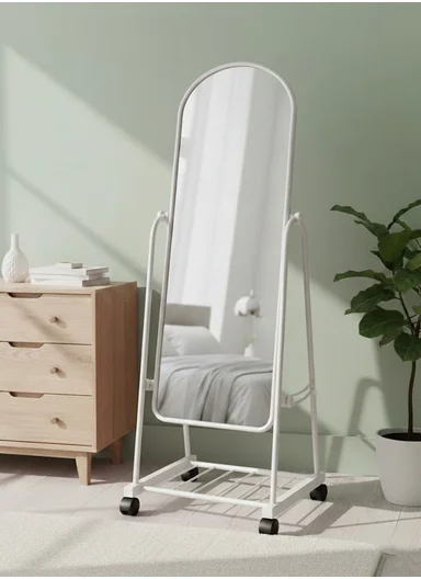 Full-Length Standing Mirror With Adjustable Angle (W36 x D36 x H160)cm 21-A-36 - White