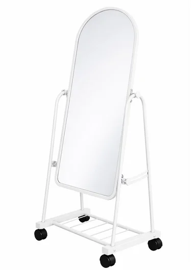 Full-Length Standing Mirror With Adjustable Angle (W45 x D45 x H160)cm 21-A-45 - White