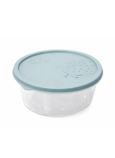 3 Pieces Round Food Storage Containers Set 129-DM-139 - Blue