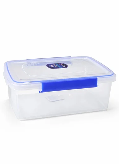 9L Airtight Plastic Storage Container with Leak-Proof Lid (L37 x W26 x H13)cm