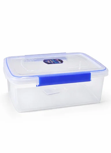5L Airtight Plastic Storage Container with Leak-Proof Lid (L31 x W22 x H11) cm
