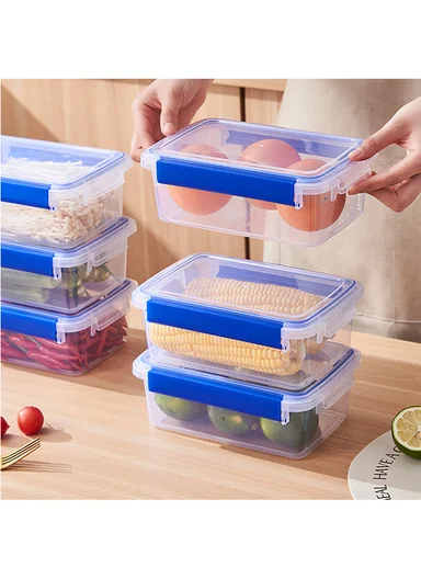5L Airtight Plastic Storage Container with Leak-Proof Lid (L31 x W22 x H11) cm