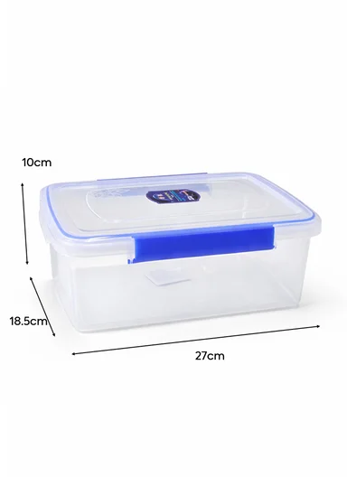 3L Airtight Plastic Storage Container with Leak-Proof Lid (L27 x W18.5 x H10)cm