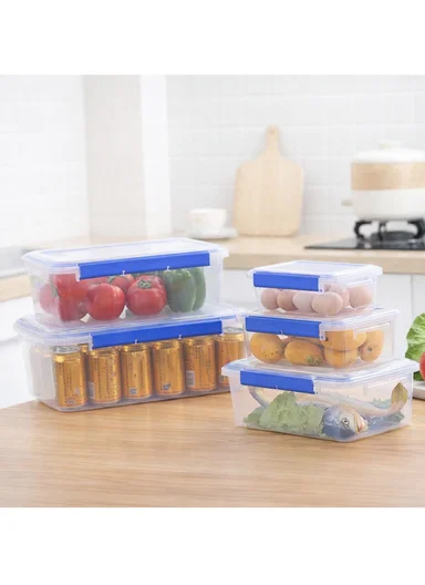 1.5L Airtight Plastic Storage Container with Leak-Proof Lid (L21 x W15 x H8)cm