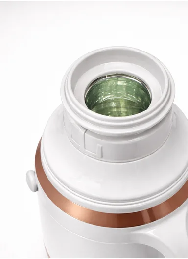 3.2L Large Capacity Vacuum Flask with Easy-Press Lid and Portable Handle (D16 x H43)cm - Blue