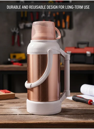 2.0L Stainless Steel Vacuum Flask with Built-In Drinking Cup Lid (D14 x H38)cm – Copper