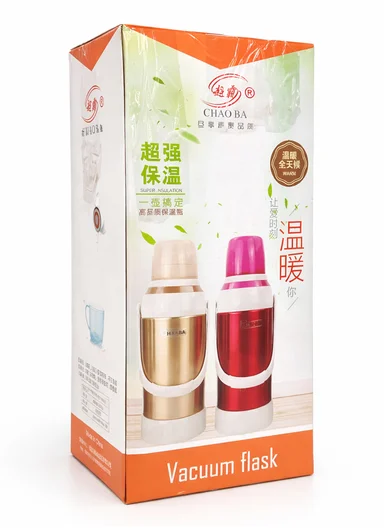 2.0L Stainless Steel Vacuum Flask with Built-In Drinking Cup Lid (D14 x H38)cm – Gold