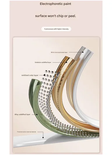 3-Layer Carbon Steel Foldable Organizer Rack with Top Handle &amp; 360° Swivel Wheels (W45 x D29 x H77.5)cm - Black